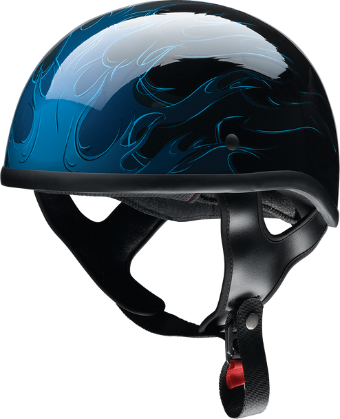 Z1R CC Beanie Helmet Hellfire Blue 2XL - Injection-Molded Polycarbonate Shell and D-Ring Closure