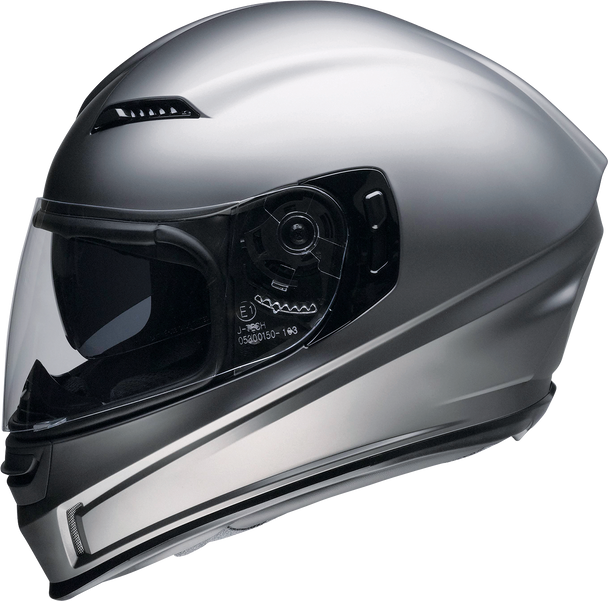 Z1R Jackal Helmet Satin Titanium 3XL - Aerodynamic Polycarbonate Shell with Drop-Down Sun Visor