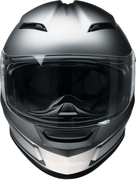 Z1R Jackal Helmet Satin Titanium 3XL - Aerodynamic Polycarbonate Shell with Drop-Down Sun Visor