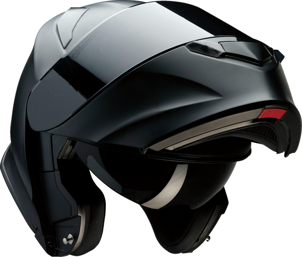 Z1R Solaris 2.0 Modular Helmet with Smoke Shield - Flat Black, Medium (Part Number 0101-17472)