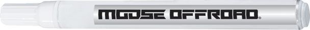 MOOSE OFFROAD Tire Pen - White Q15-6018W for Precise Rubber Marking