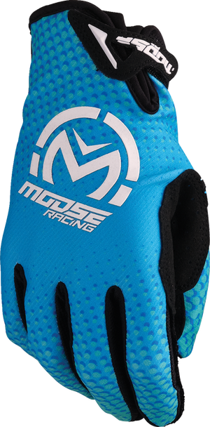 MOOSE OFFROAD SX1* Gloves - Blue, Small - Part Number 3330-8054