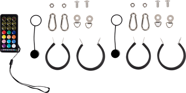 MOOSE OFFROAD Quick Release Whip - 3 ft Pair PQR-CHSBTR1.8-132-PU