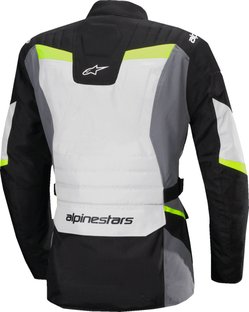 Alpinestars Stella ST-1 Waterproof Motorcycle Jacket - Ice Gray/Black/Yellow Fluo, Small