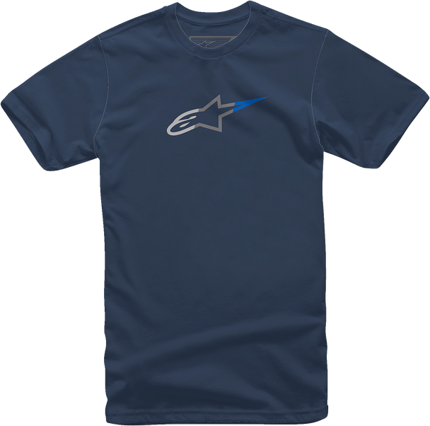 Alpinestars Ageless Rake T-Shirt - Navy 2XL, Combed Cotton Graphic Tee