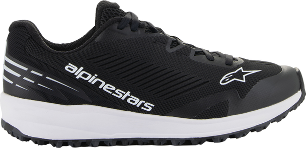 Alpinestars Meta Road V2 Shoes - Black and White, US Size 12 - Durable and Lightweight Footwear