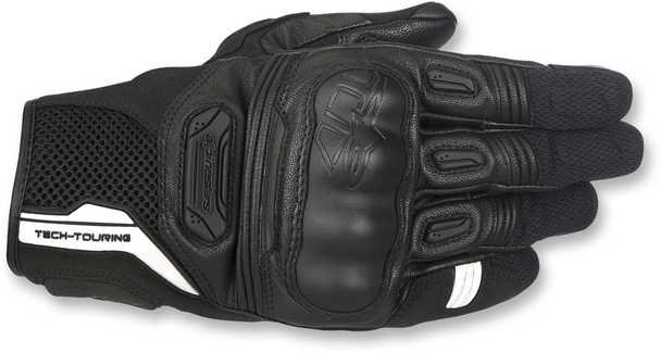Alpinestars Highlands Gloves - Black, Size XL - Durable Full-Grain Leather Racing Gloves