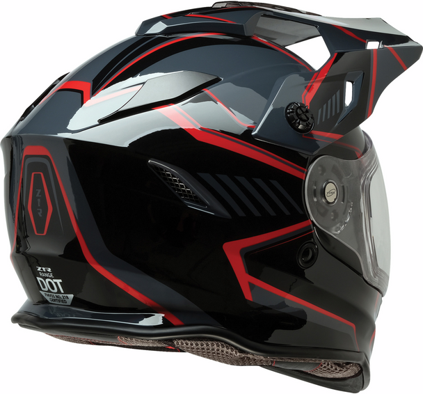 Z1R Range 2.0 Helmet Voyager Black/Red Medium (Part #0140-0352)