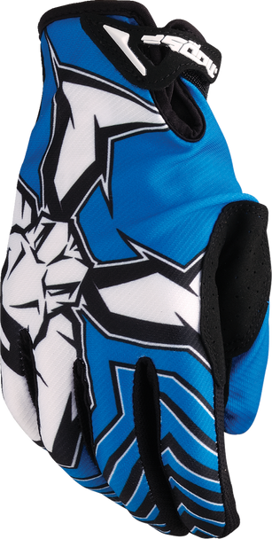Moose Offroad Agroid* Pro Gloves XL by Moose Offroad - Blue/Black (Part #3330-8118)