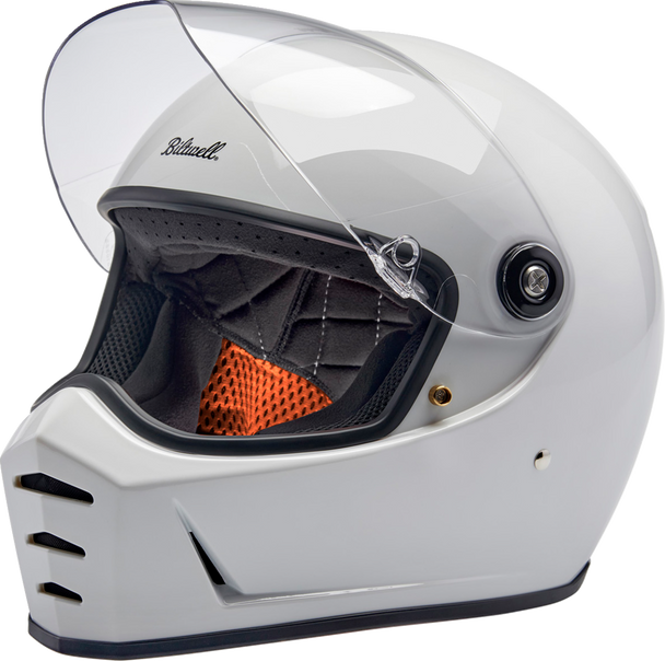 BILTWELL Lane Splitter Helmet - Gloss White 2XL (Part #1004-104-506)