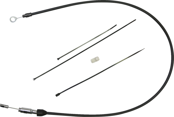 DRAG SPECIALTIES Quick Connect Clutch Cable - Upper - 35" - Black/Black (Part #6323401HE)