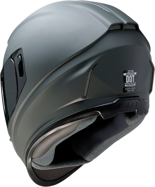 Z1R Jackal Helmet Primer Gray with Smoke Shield * Small, Model 0101-14000