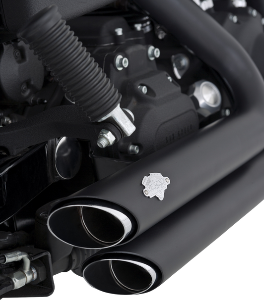 Vance & Hines Shortshots Staggered Exhaust System with PCX* Technology - Matte Black 47317