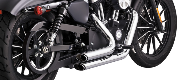 Vance & Hines Shortshots Staggered Exhaust System - Chrome (Part #17329)