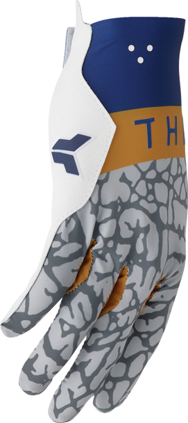 THOR Sportmode Bravo Gloves Navy/Copper Large - Part Number 3330-8239