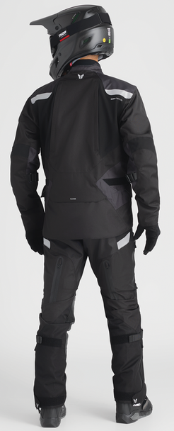 THOR Range Jacket Black - Part Number 2920-0843, Waterproof and Breathable Motorcycle Jacket