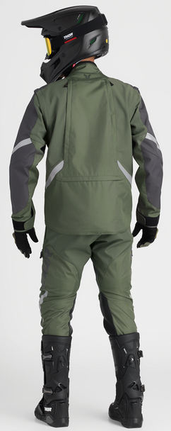THOR Terrain In-the-Boot Pants - Army/Charcoal US Size 40 - Part Number 2901-12188
