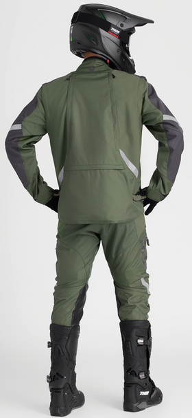 THOR Terrain In-the-Boot Pants - Army/Charcoal US Size 40 - Part Number 2901-12188
