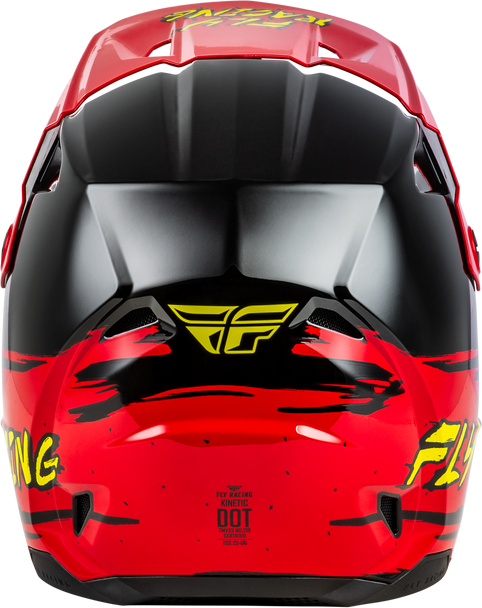 Youth Kinetic Surge Helmet Black/Red/Yellow Yl
