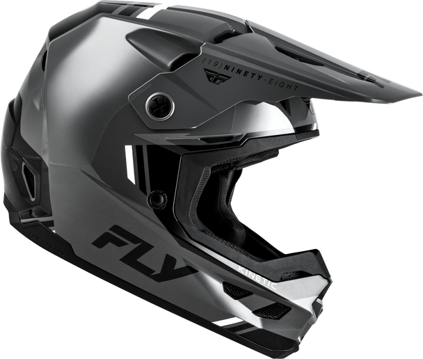 Kinetic Verdict Helmet Grey/Black/White Lg