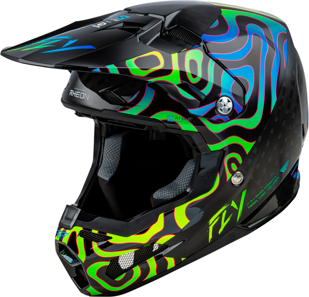 Yth Formula S Carbon Zen Hlmt Black Carbon/Blue/Yellow Yl