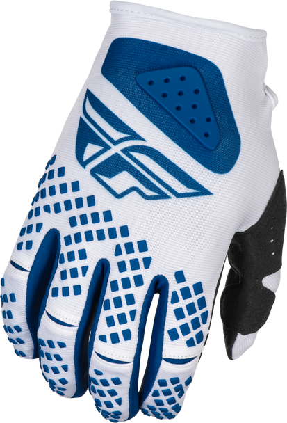 Kinetic Center Gloves White/Navy Sm