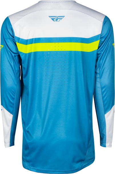 Rayce Bicycle Jersey Blue/White/Lime Green Xl