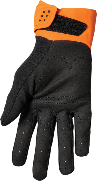 THOR Youth Spectrum Gloves - Orange/Black, Medium - Part No. 3332-1615