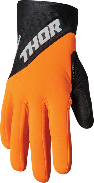 THOR Spectrum Cold Weather Gloves - Orange/Black, Medium (Part No. 3330-6748)