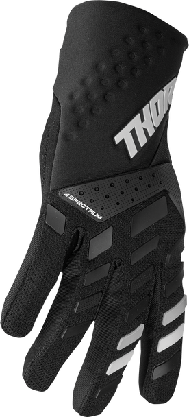 THOR Women's Spectrum Gloves - Black/White, Medium (Part No. 3331-0231)