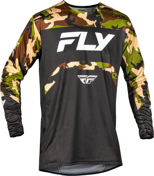 Rayce Bicycle Jersey Black/Camo Sm