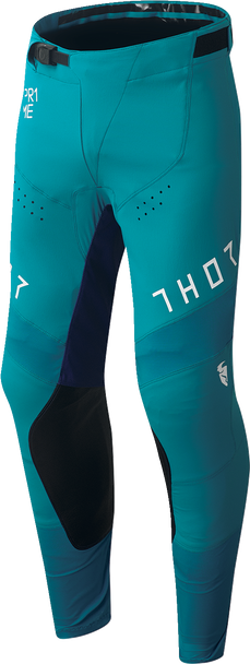 THOR Prime Freeze Pants - Aqua/Navy US 36 with Nylon In-Motion Fabric and Ventilated Mesh Panels