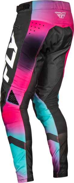 Rayce Bicycle Pant Ca/Ny Fuschia/Black/Teal Sz 26