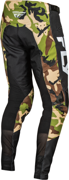 Youth Rayce Bicycle Pants Black/Camo Sz 22