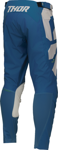 THOR Launchmode Forge Pants - Blue, Size 34 - Durable Motorcycle Riding Pants with Ventilation and Comfort Features