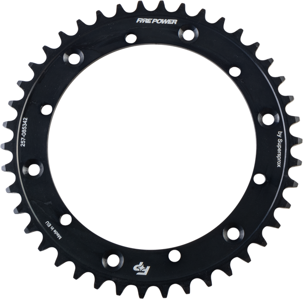 Rear Sprocket Steel 42t Blk FPS-853-42-BLK