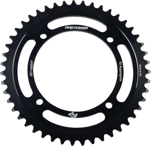 Rear Sprocket Steel 47t Blk FPS-455-47-BLK