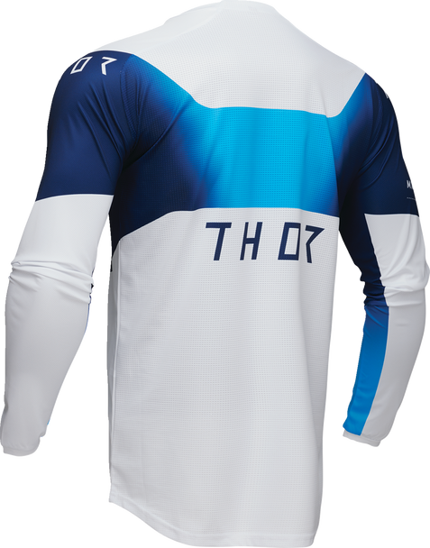 THOR Launchmode Storm Jersey 3XL * White | Poly/Spandex Racewear with Mesh Ventilation