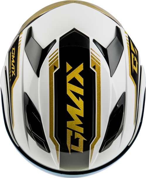 Md 01 Volta Helmet White/Gold/Black Metallic Xl