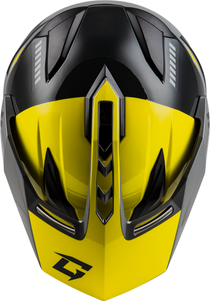 Gm 11s Ronin Snow Helmet Yellow/Silver/Grey Xl