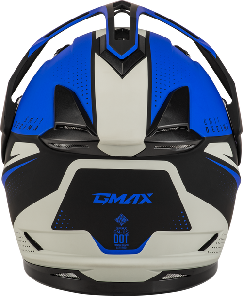 Gm 11 Decima Helmet Matte Black/Blue Xl