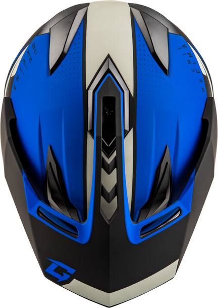 Gm 11 Decima Helmet Matte Black/Blue Xl