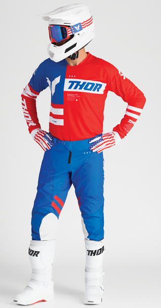 THOR LaunchMode Patriot Jersey 3XL - Red, White & Blue - Part Number 2910-8289