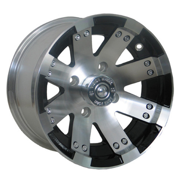 Vision Wheels Vision Aluminum Wheel 158 Buckshot Black 12X8 158-127136Bw4