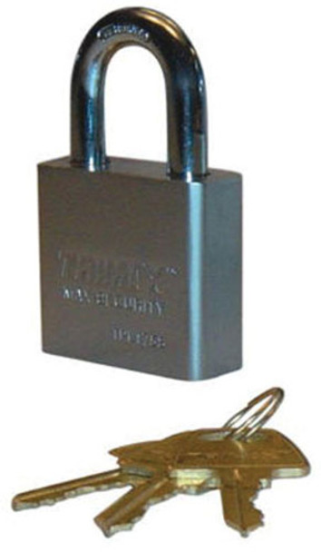 Trimax Solid Steel Padlock - 1.25" X 10Mm Shackle Tpl175S