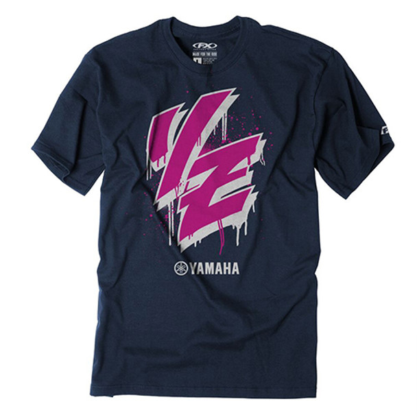 Factory Effex Yamaha Drip Youth T-Shirt / Navy L 23-83204