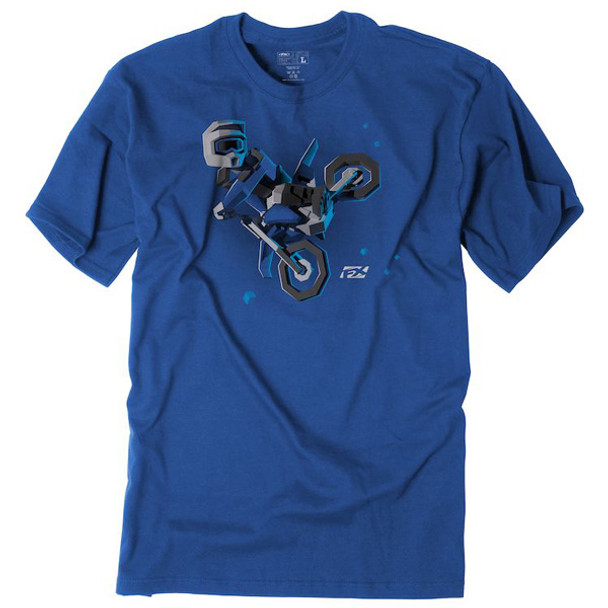 Factory Effex Fx Moto Kids Blue Youth T-Shirt / Blue (L) 19-83724