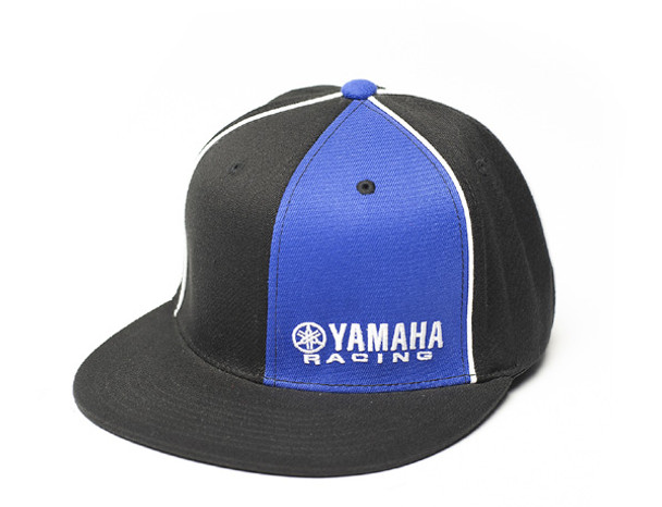 Factory Effex Fx Yamaha Racing Flex-Style Hat / Black-Blue (L/Xl) 12-88076