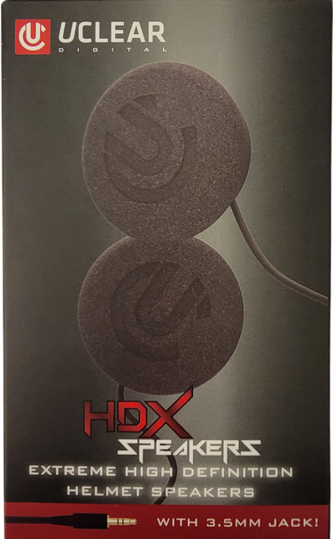 Uclear Hdx Helmet Speakers 47Mm Diameter  3.5Mm Jack 111045