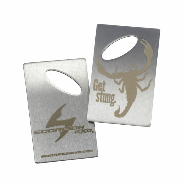 Scorpion Exo Scorpion Exo Bottle Opener 3.75 X 2.25 (Fits In Wallet) 59-805